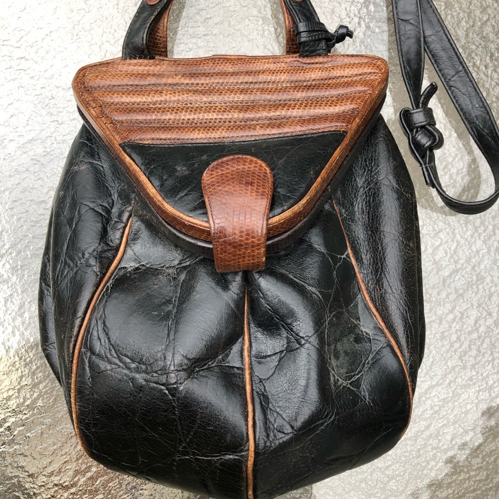 Sharif Leather crossbody shoulder bag